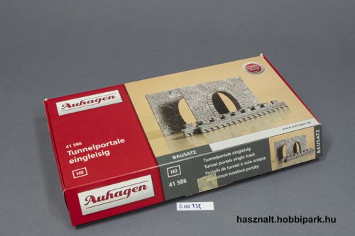 Auhagen 41586 Alagútbejáró, 1 vágányos (2 db)