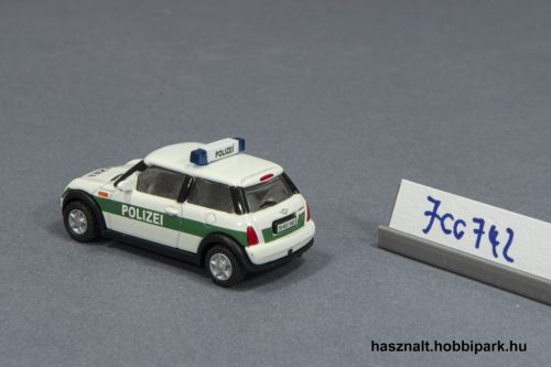 Siku Mini Cooper rendőrautó