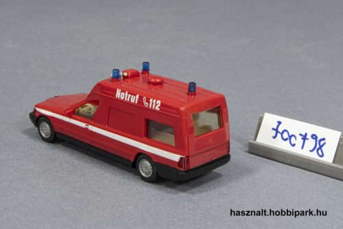 Wiking BINZ 2001 tűzoltóautó (Mercedes)