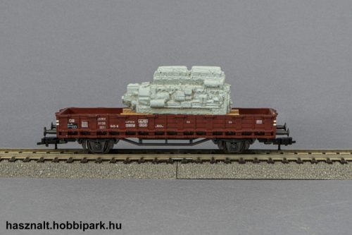 Roco 46031 rakoncés tehervagon motor rakománnyal