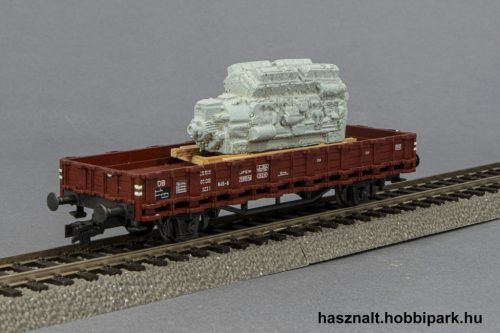 Roco 46031 rakoncés tehervagon motor rakománnyal