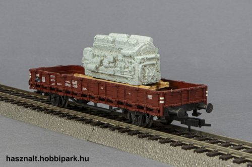 Roco 46031 rakoncés tehervagon motor rakománnyal